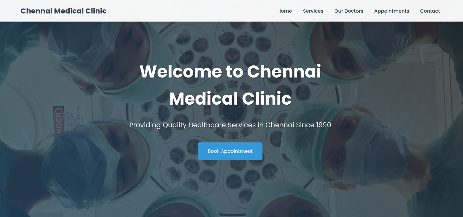 Chennai Medical Clinic Website