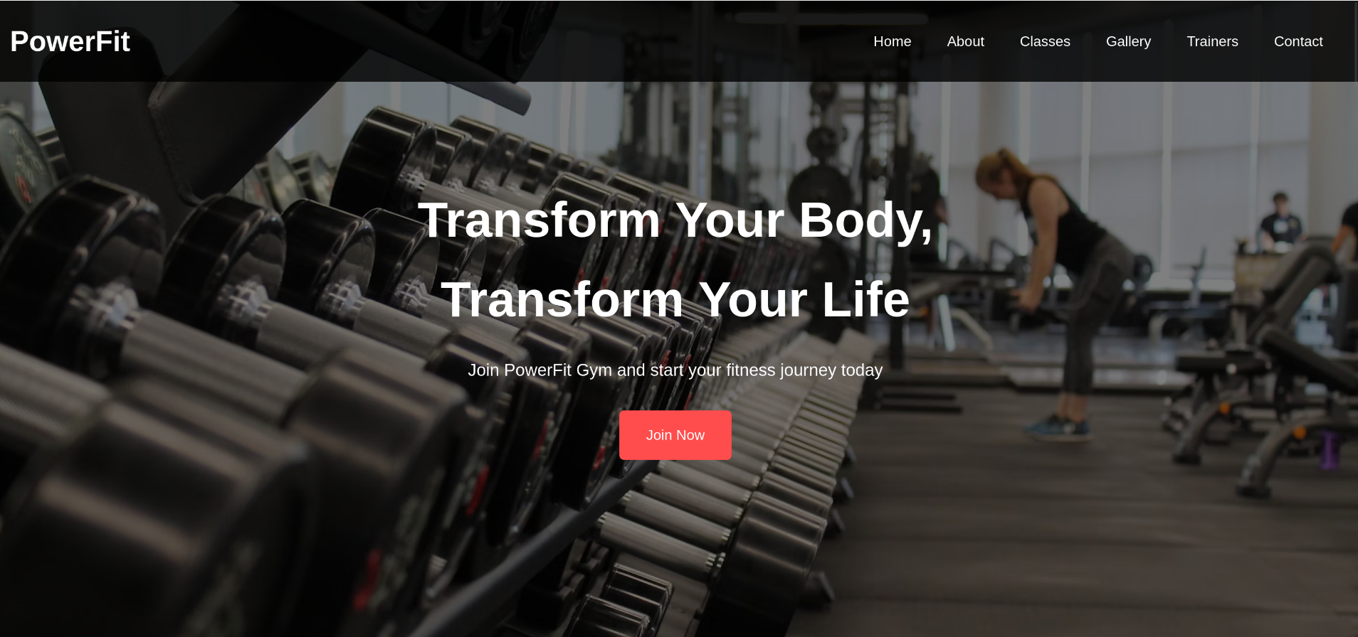 FitLife Gym Website