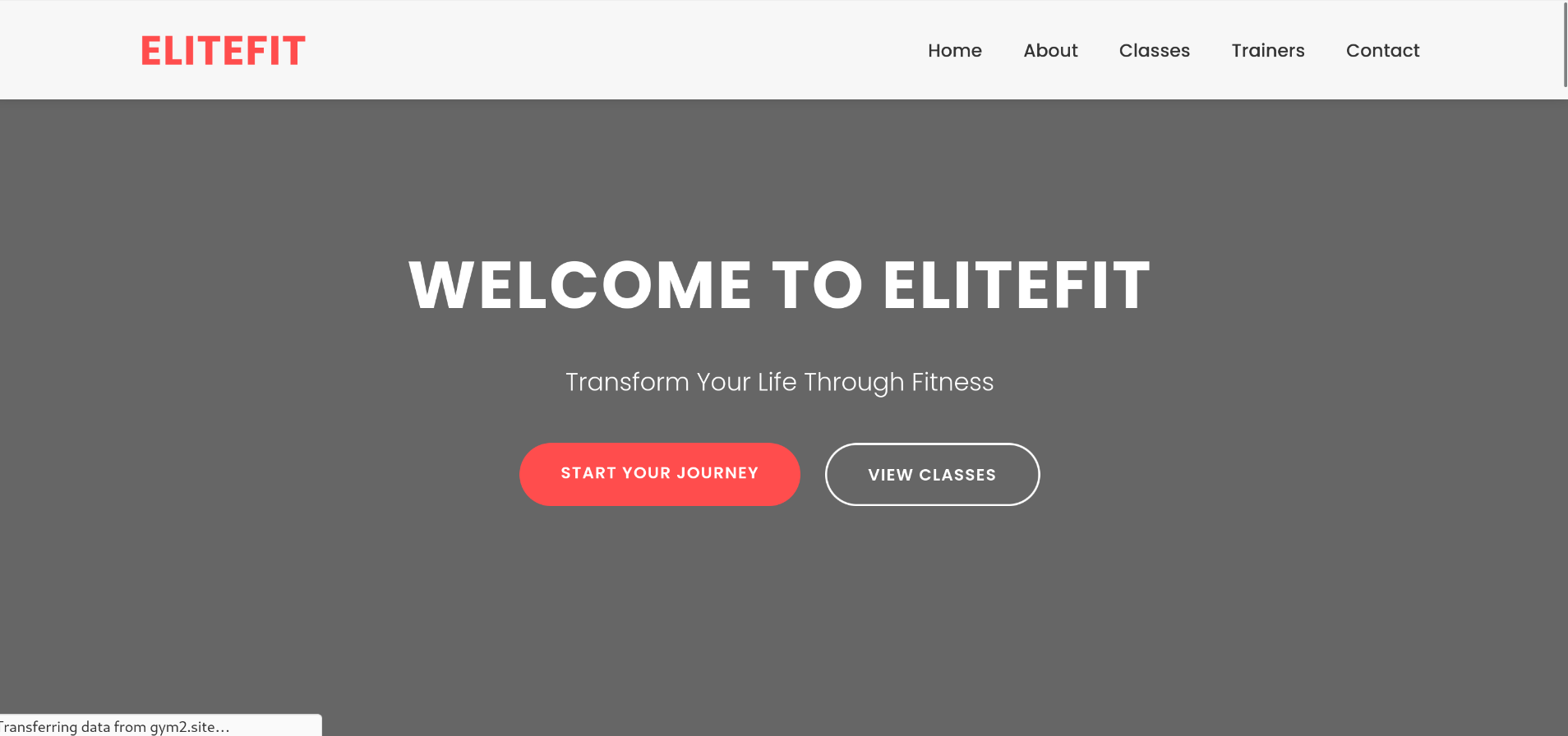PowerFit Gym Website