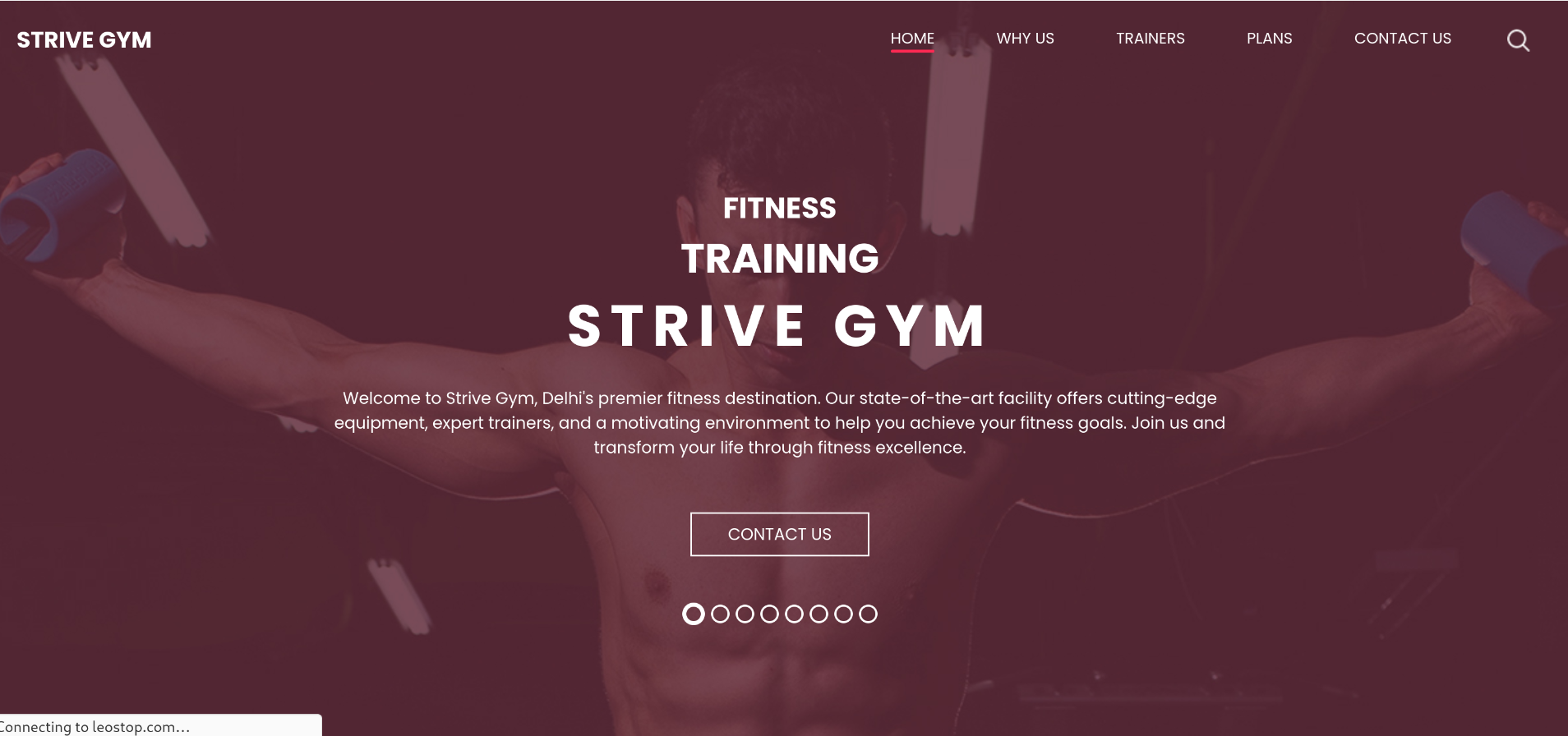 Strive Gym Website