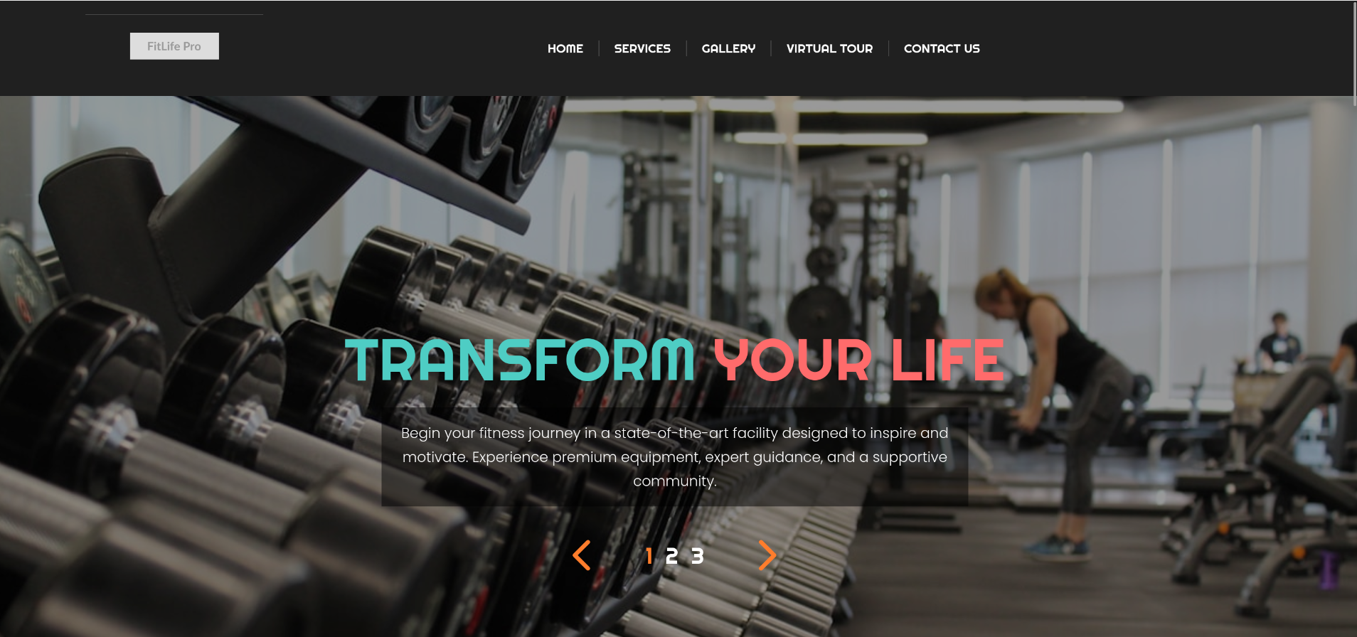 Urban Fitness Club Website